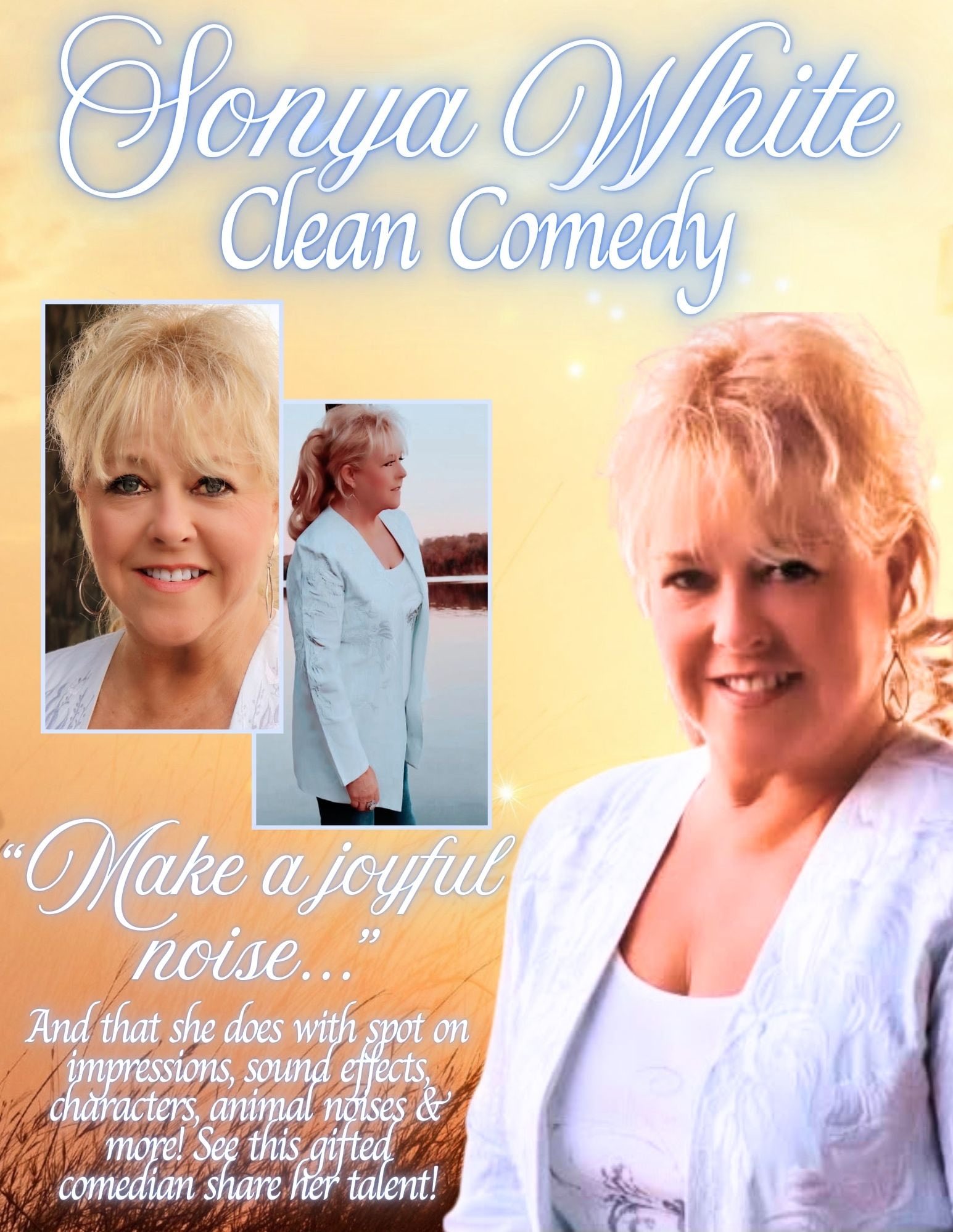 Sonya White Clean Comedy