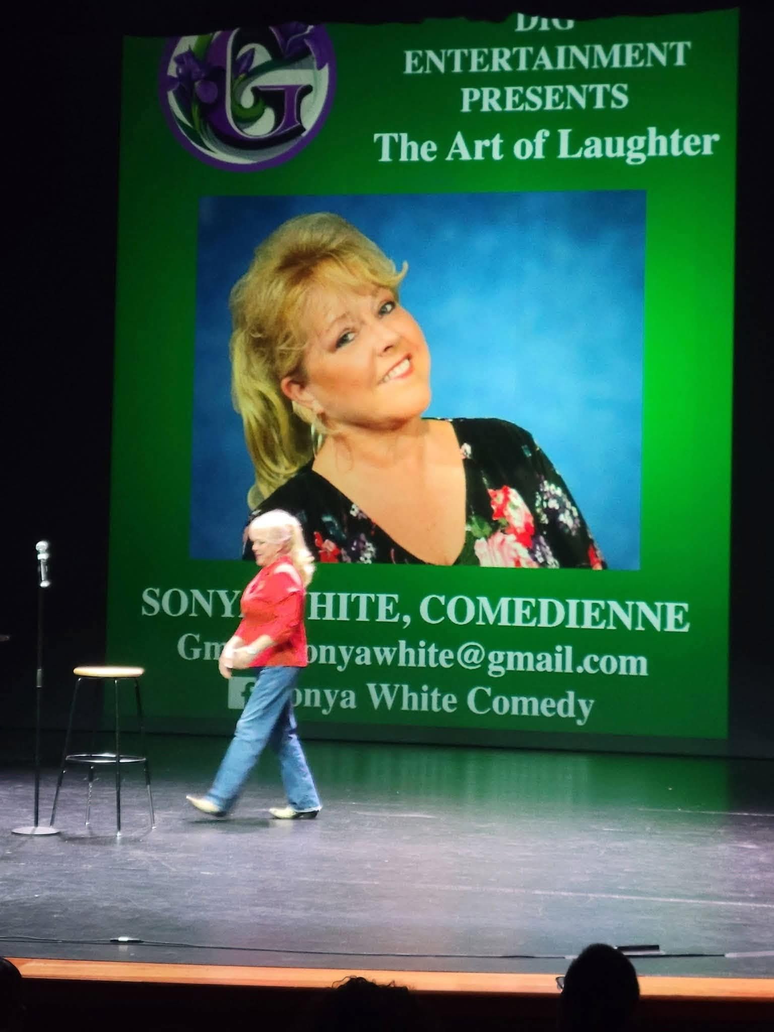 Sonya White corporate comedy event photo